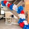 Red White and Blue Balloons 60pcs, Red Dark Light Blue White Balloons for Boys Birthday Patriotic Anniversary Memorial Day 4th of July Independence Day Labor Veterans Baseball Sporting Decorations